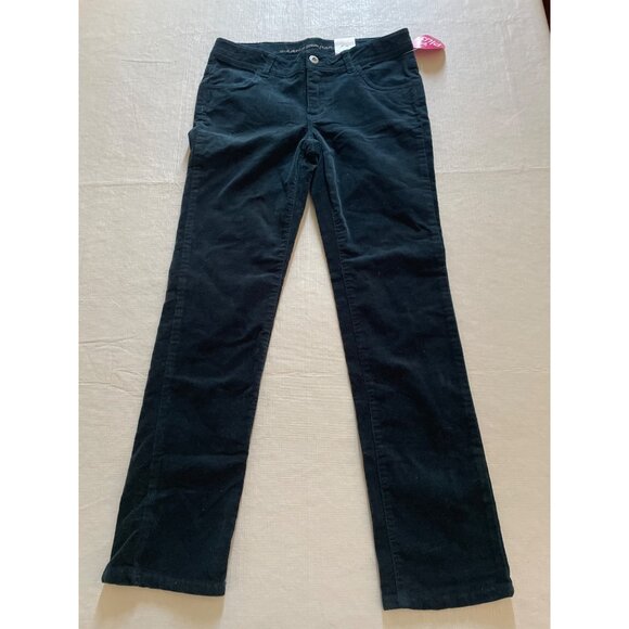 Arizona Jean Co. Girls Skinny Jeans Adjustable Waist 10 1/2 Plus Dark Teal - Picture 1 of 7